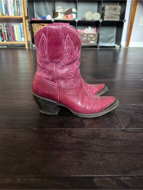 Idyllwind Miranda Lambert Magenta Pink Leather Western Cowboy Boots 6